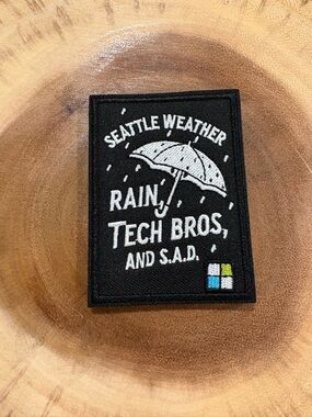 Seattle Weather Embroidered Patch